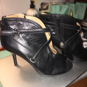 Nine West Peep Toe Booties